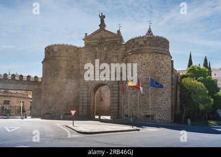 Puerta de Bisagra Nueva Gate - Toledo, Spanien Stockfoto