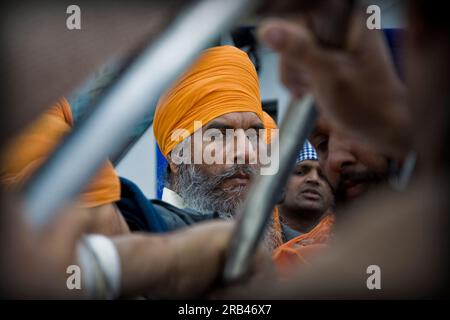 Italien, Emilia Romagna, Novellara, Baisakhi festival Stockfoto