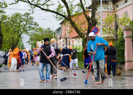 Italien, Emilia Romagna, Novellara, Baisakhi festival Stockfoto