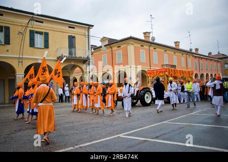 Italien, Emilia Romagna, Novellara, Baisakhi festival Stockfoto