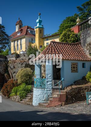 Villa Winch, Portmeirion, Nordwales, Großbritannien Stockfoto