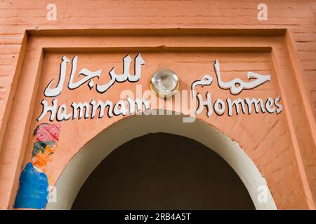 Marokko, Marrakesch, dar es Salam Hamam Stockfoto