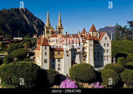 Swissminiatur Melide, Kanton Tessin, Schweiz Stockfoto