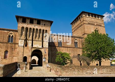 Italien, Lombardei, Visconteo Burg Stockfoto