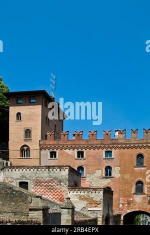 Italien, Emilia Romagna, Castell'Arquato, Stradivari-Palast Stockfoto