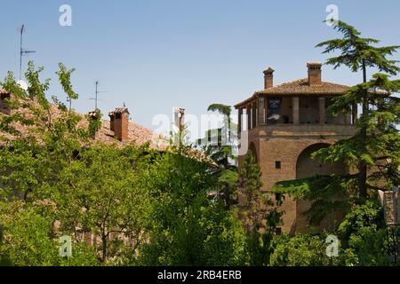 Italien, Emilia Romagna, Castell'Arquato, Landschaft Stockfoto