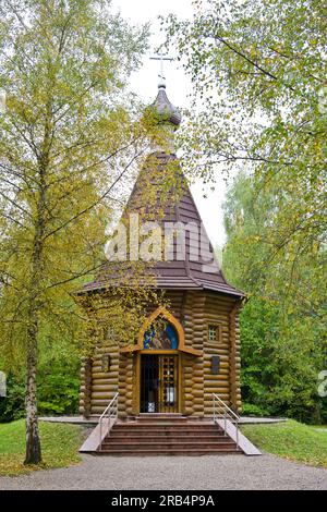 Russisch-orthodoxe Kapelle. KZ-Gedenkstaette Memorial Center. Dachau. Deutschland Stockfoto