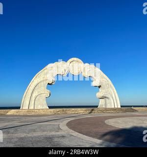 Thien Truong Beach, Ha Tinh Vietnam Stockfoto