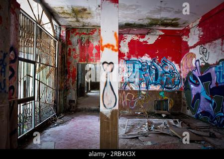 Consonno. geisterstadt. Lombardei. Italien Stockfoto