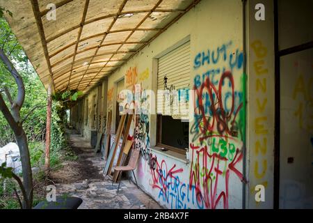 Consonno. geisterstadt. Lombardei. Italien Stockfoto