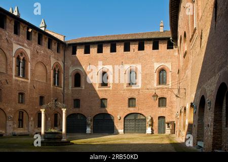 Schloss Bolognini. Sant'Angelo Lodigiano. Lombardei. Italien Stockfoto