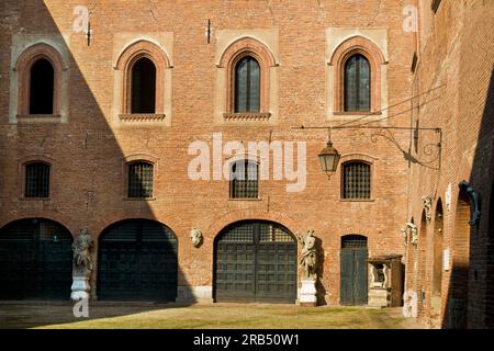 Schloss Bolognini. Sant'Angelo Lodigiano. Lombardei. Italien Stockfoto