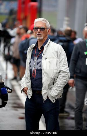 1. Juli 2023, Red Bull Ring, Spielberg, Formel 1 Rolex Grand Prix von Österreich 2023, im Bild Formel 1 Fahrer Damon Hill Stockfoto
