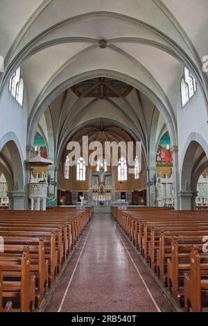 Die Schweiz. Kanton Zug. Zug. St. Michael Kirche Stockfoto