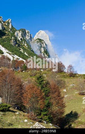 Campogrosso-Pass. Italien Stockfoto