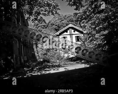 Ehemaliges psychiatrisches Krankenhaus giuseppe antonini. mombello Nervenklinik. villa pusterla-crivelli. Limbiat Stockfoto