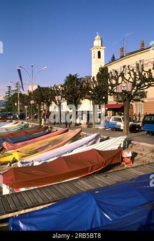 Europa. Italien. Lombardei. Campione D'italia Stockfoto