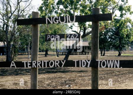 Das Dorf Nguiu. Bathurst-Insel. Tiwi-Inseln. Melville Island. Nördliches Territorium. Australien Stockfoto