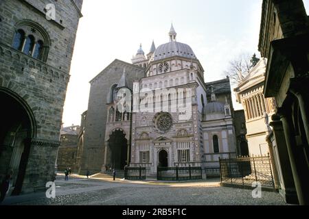 Europa. Italien. Lombardei. Bergamo. Santa Maria Maggiore Stockfoto