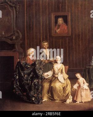 Der Schneider 1741 von Pietro Longhi Stockfoto