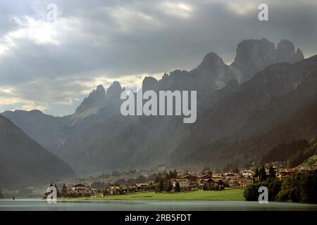 Auronzo. Venetien. Italien Stockfoto