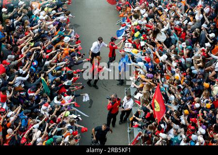 Spielberg, Österreich. 2. Juli 2023. Nr. 16 Charles Leclerc (MCO, Scuderia Ferrari), F1 Grand Prix von Österreich am Red Bull Ring am 2. Juli 2023 in Spielberg, Österreich. (Foto von HIGH TWO) dpa/Alamy Live News Stockfoto
