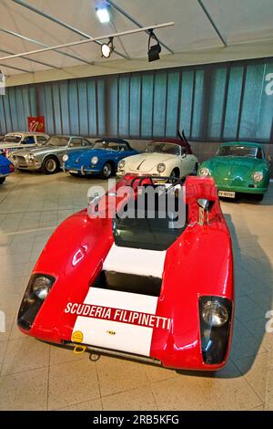 Museo Dell'Auto Storica Stanguellini. Modena. Emilia Romagna. Italien Stockfoto