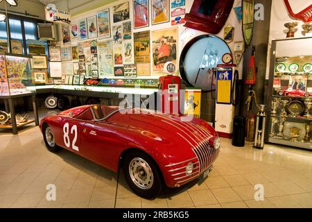 Museo Dell'Auto Storica Stanguellini. Modena. Emilia Romagna. Italien Stockfoto