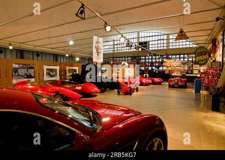 Museo Dell'Auto Storica Stanguellini. Modena. Emilia Romagna. Italien Stockfoto