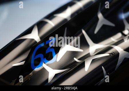 Spielberg, Österreich. 2. Juli 2023. Mercedes-AMG F1 W14 E Performance, F1 Grand Prix von Österreich auf dem Red Bull Ring am 2. Juli 2023 in Spielberg, Österreich. (Foto von HIGH TWO) dpa/Alamy Live News Stockfoto