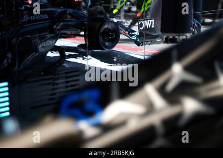 Spielberg, Österreich. 2. Juli 2023. Mercedes-AMG F1 W14 E Performance, F1 Grand Prix von Österreich auf dem Red Bull Ring am 2. Juli 2023 in Spielberg, Österreich. (Foto von HIGH TWO) dpa/Alamy Live News Stockfoto