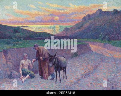 Le Bon Samaritain 1896 von Maximilien Luce Stockfoto