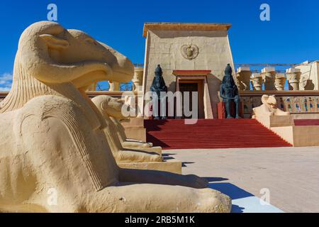 Marokko. Ouazazate. Atlas Film Studios ist das größte Filmstudio der Welt Stockfoto