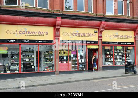 Wallgate in Wigan in Greater Manchester Stockfoto