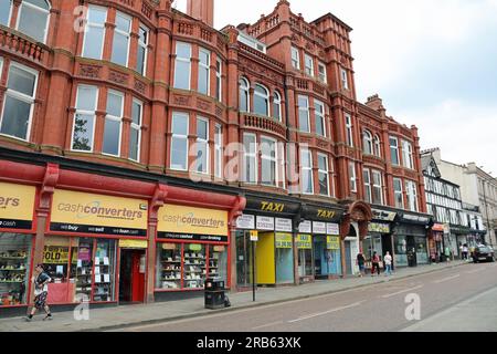 Wallgate in Wigan in Greater Manchester Stockfoto