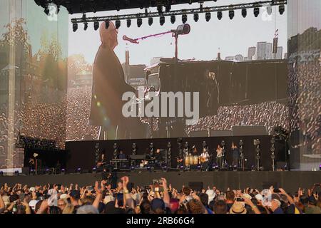 London, Großbritannien. Freitag, 7. Juli 2023. Bill Joel von American Express präsentiert BST in Hyde Park, London. Foto: Richard Gray/Alamy Live News Stockfoto