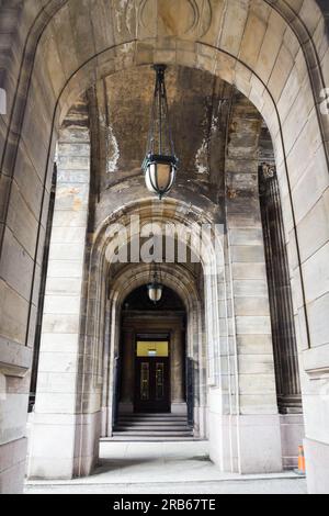 Decke des North Screen Bogenway, City Chambers, die Glasgow City Chambers mit dem osterflügel verbinden Stockfoto