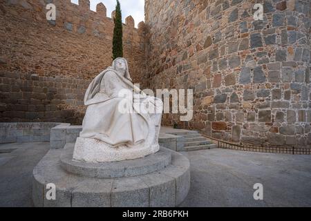 Santa Teresa Monument (St. Teresa von Avila) - Avila, Spanien Stockfoto