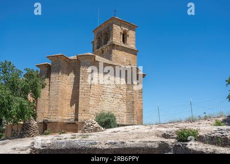 Iglesia de la Villa Kirche, ehemalige Burg Montefrio - Montefrio, Andalusien, Spanien Stockfoto