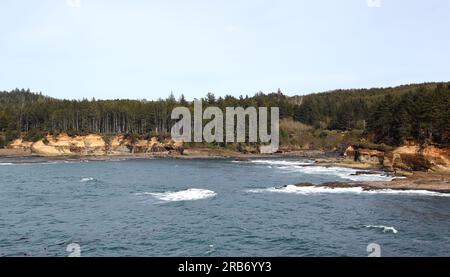 Entlang der Küste Oregons: Boiler Bay Stockfoto