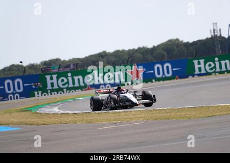 Silverstone Circuit, Silverstone, England, 07. Juli 2023, Nyck De Vries (NED) - Scuderia AlphaTauri während der Formel 1 Aramco Großen Preis von Großbritannien 2023 Stockfoto