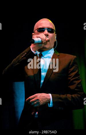 Philip Oakey - The Human League, V2009, Hylands Park, Chelmsford, Essex, Großbritannien - 23. August 2009 Stockfoto