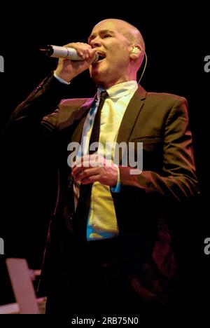 Philip Oakey - The Human League, V2009, Hylands Park, Chelmsford, Essex, Großbritannien - 23. August 2009 Stockfoto