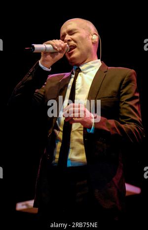 Philip Oakey - The Human League, V2009, Hylands Park, Chelmsford, Essex, Großbritannien - 23. August 2009 Stockfoto