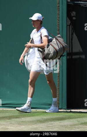 London, Großbritannien. 07. Juli 2023. Während der Wimbledon Championships 2023 am 7. Juli 2023 im All England Lawn Tennis & Croquet Club in Wimbledon, England Gutschrift: Independent Photo Agency Srl/Alamy Live News Stockfoto