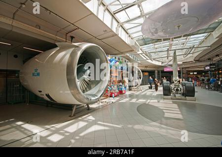 Flughafen Schiphol, Amsterdam, Nethelands Stockfoto