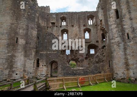 Nunney Castle, in der Nähe von Frome, Somerset, Stockfoto