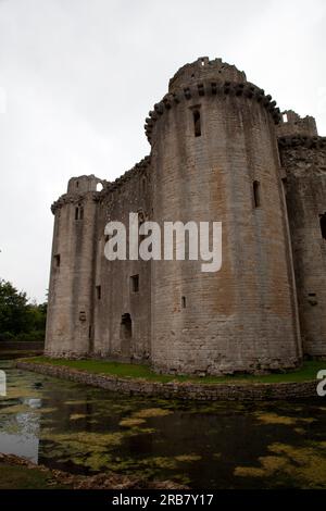 Nunney Castle, in der Nähe von Frome, Somerset, Stockfoto