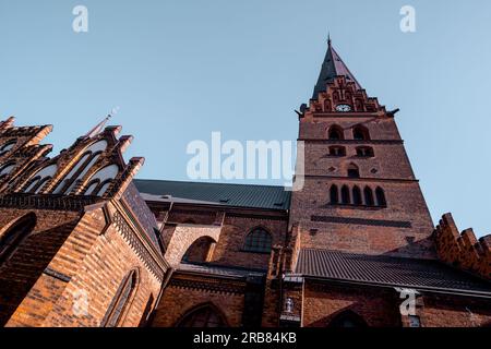 St. Peters Kirche des 16. Jahrhunderts in Malmö von Schweden Stockfoto