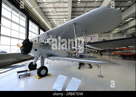 Boeing E75/PT-13D Kaydet „Stearman“. Stockfoto